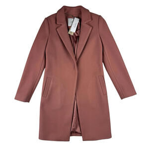 Ever New Kiana Single Breasted Coatigan Rose Pink Size US 0